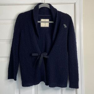 Abercrombie and Fitch | Navy Blue Cardigan | Size Medium